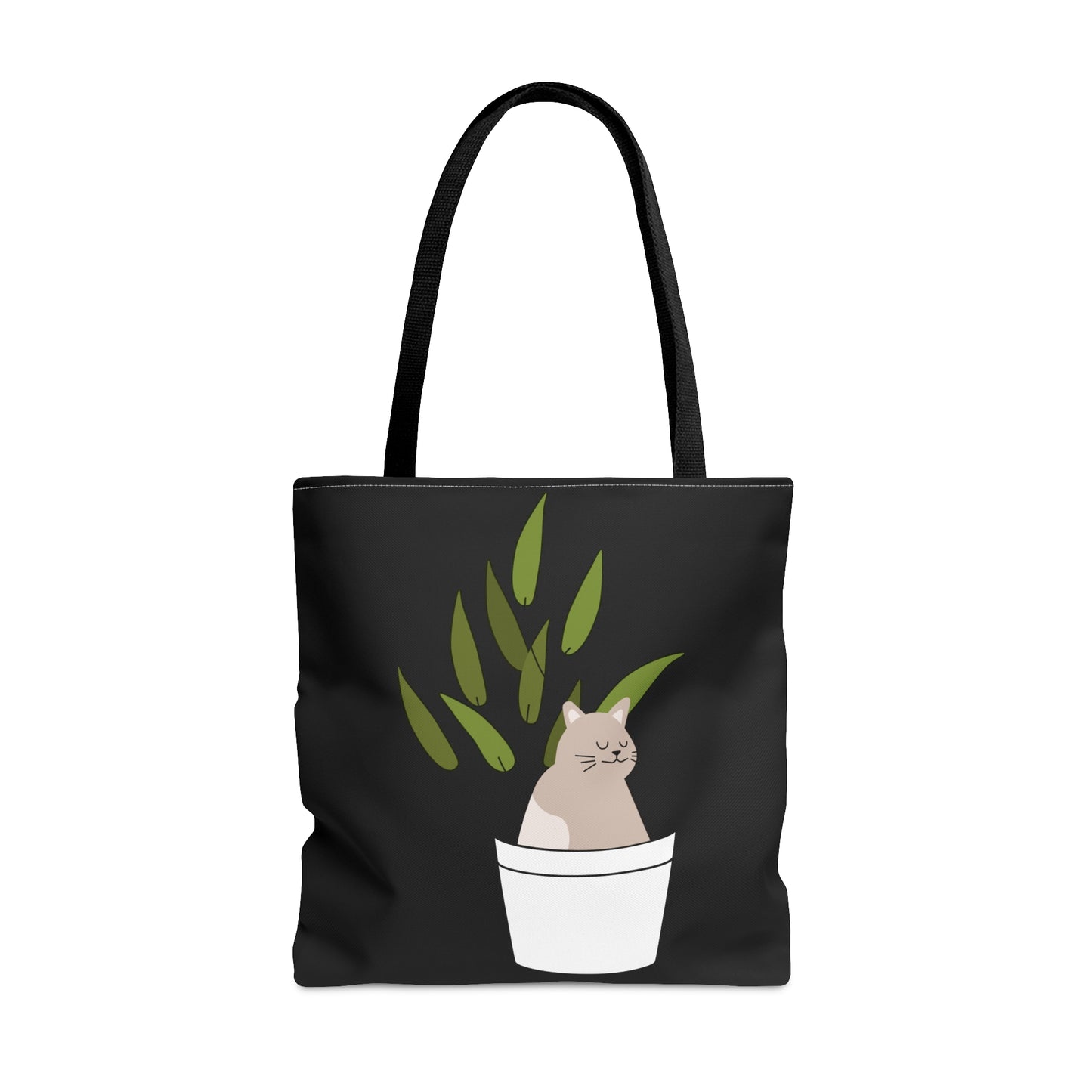 Black Cat Plant tote