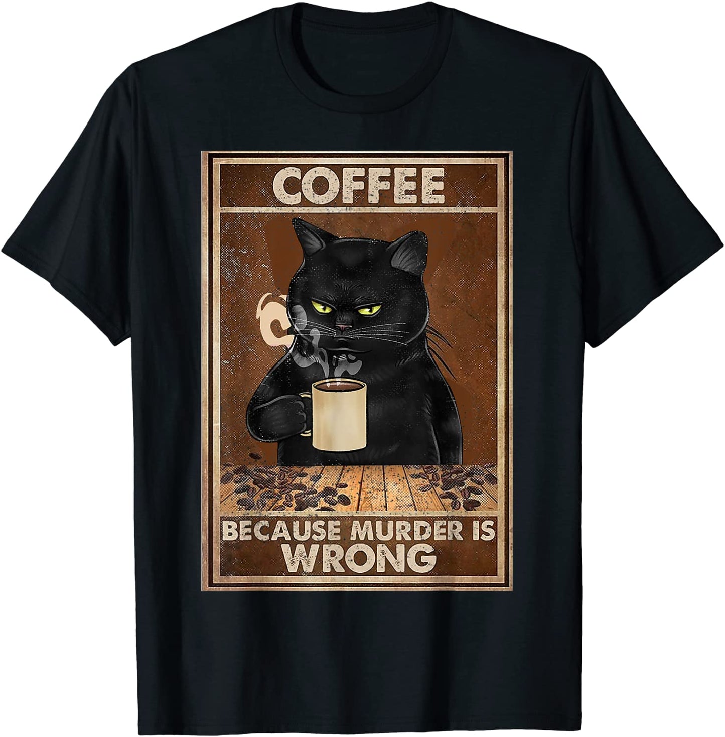 Coffee Because.t-shirt