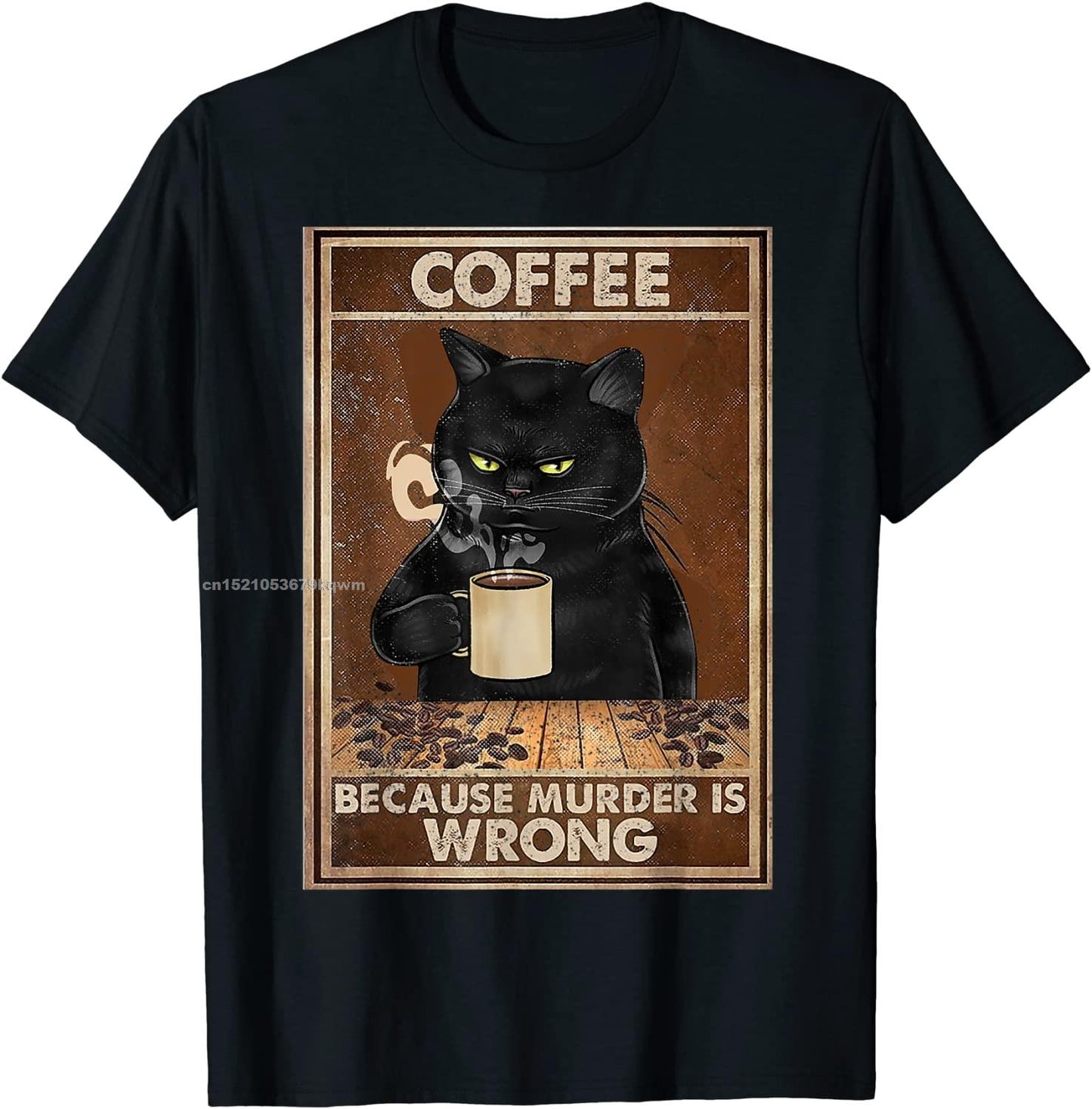 Coffee Because.t-shirt